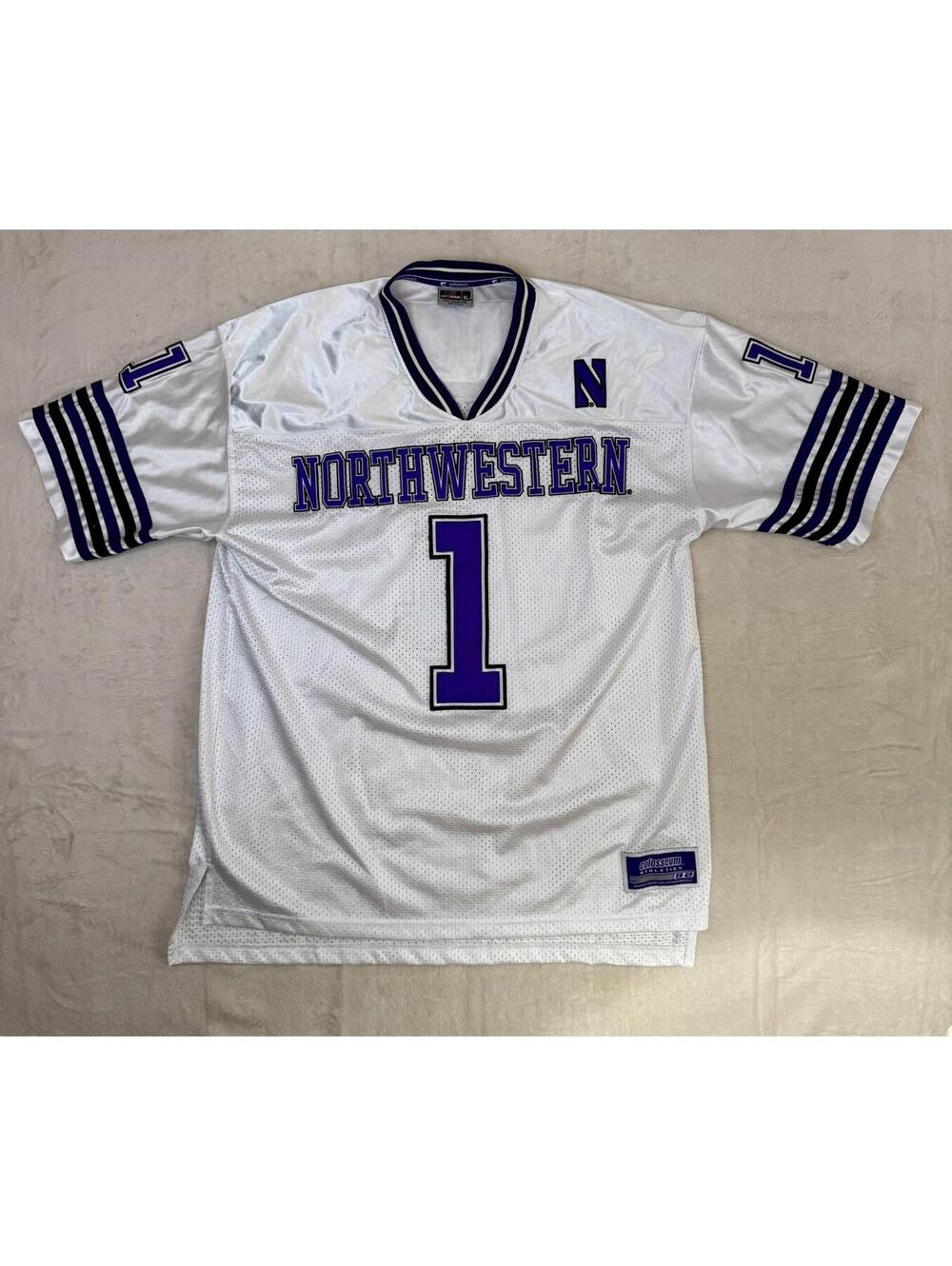 Under Armour NCAA Northwestern Wildcats #51 Football Jersey Size XL #1